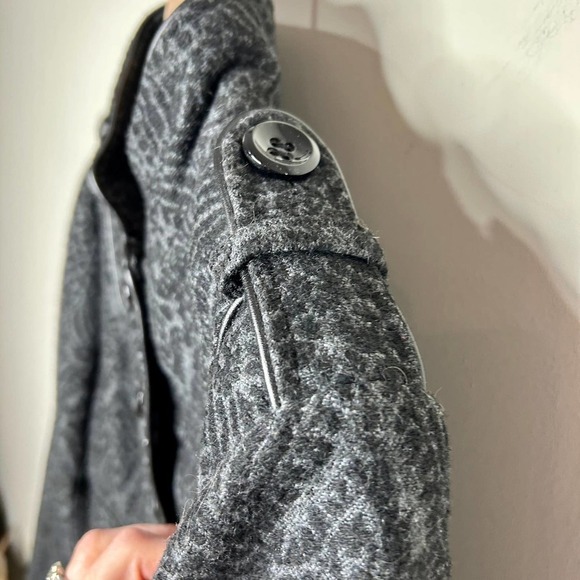 Steve Madden Gray Wool Blend Coat Size  M - Picture 4 of 12